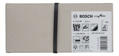 BOSCH Žagin list za repno žago S 1122 BF Flexible for Metal (100 kosov) 2608656032