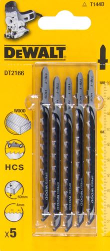 DeWALT žagin list za les HCS, do 60 mm, T144D (5 kos) DT2166