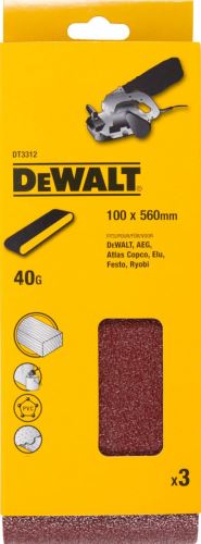 DEWALT Brusilni trak za tračne brusilnike K60, 560 x 100 mm (3 kosi) DT3314