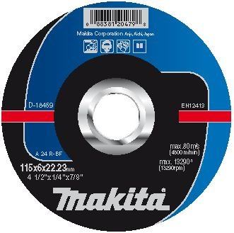 MAKITA brus jeklo 115x6x22,23 mm D-18459