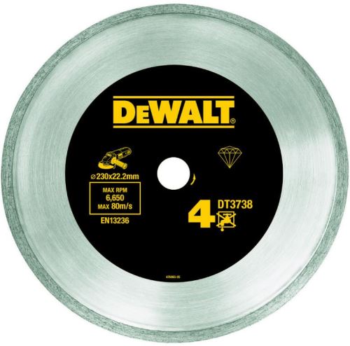 DeWALT Diamantna rezalna plošča za ploščice, 230 x 22,2 mm DT3738