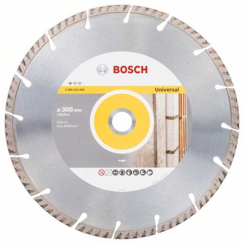 BOSCH Diamantna rezalna plošča Standard for Universal 300 × 25,4 300x25,4x3,3x10 mm 2608615069