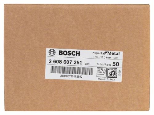 BOSCH fiber brus R444, Expert for Metal D = 180 mm; K = 36 2608607251