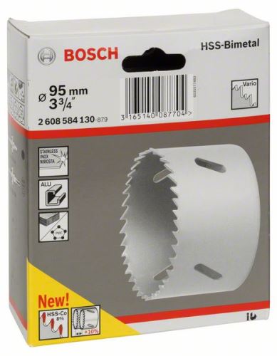 BOSCH HSS-bimetalni luknjač za standardni adapter 95 mm, 3 3/4" 2608584130