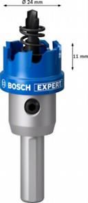 BOSCH EXPERT luknjač za pločevino iz karbidne trdine 24 mm 2608901407