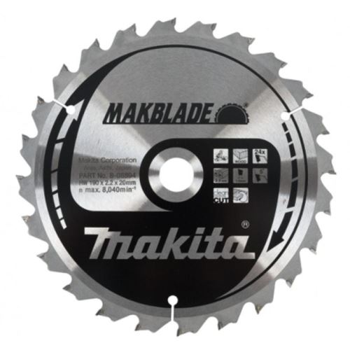 MAKITA žagin list za les MAKBLADEplus 216x2,4x30 mm 24 zob B-08610