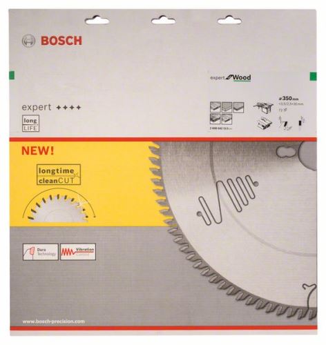 BOSCH žagin list Expert for Wood 350 x 30 x 3,5 mm, 72 2608642513