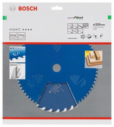 BOSCH žagin list EX WO T 225x30-32 2608644089