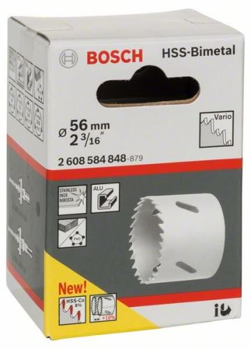 BOSCH HSS-bimetalni luknjač za standardni adapter 56 mm, 2 3/16" 2608584848