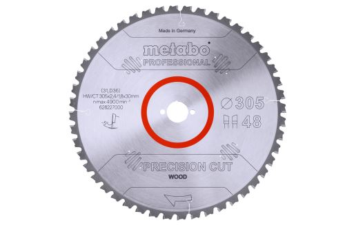 METABO Žagin list HW/CT 305 x 30 mm, 48 zob 628227000