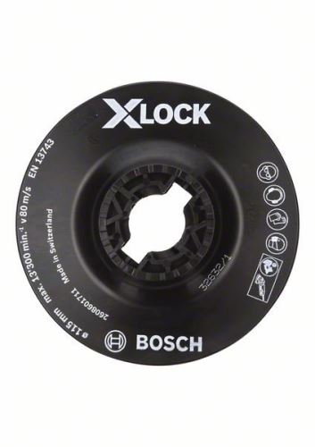 BOSCH X-LOCK Podložna plošča, fina 115 mm, 13.300 vrt/min 2608601711