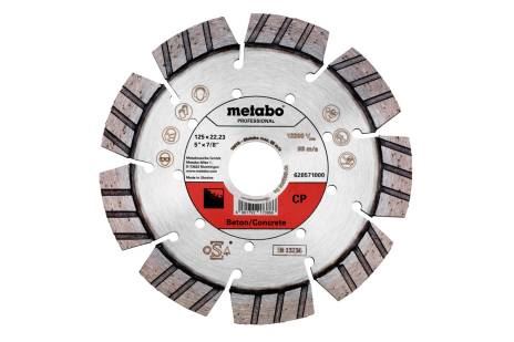 METABO Diamantna rezalna plošča Dia-TS 125x22,23 mm - CP, Beton, Professional 628571000