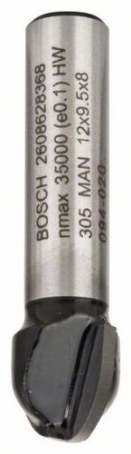 Bosch Rezkar za okrogle žlebove, 8 mm, R1 6 mm, D 12 mm, L 9,2 mm, G 40 mm