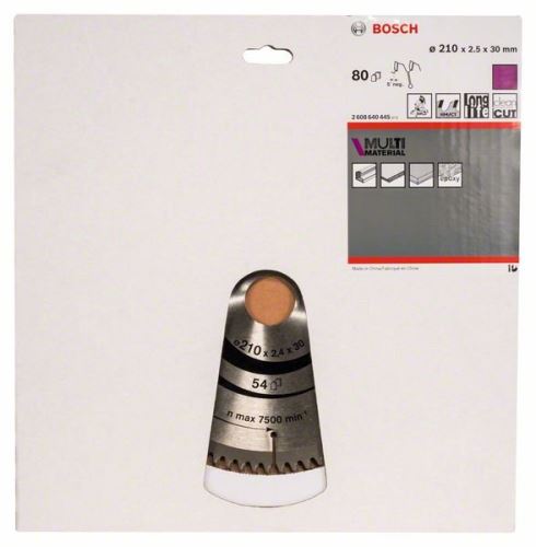 BOSCH žagin list Multi Material 210 x 30 x 2,5 mm; 80 2608640445