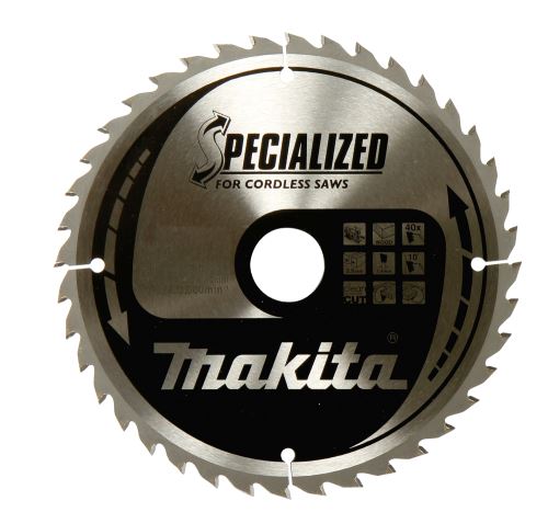 MAKITA žagin list za les SPECIALIZED 190x2x30 mm 24 zob za akumulatorske žage B-32926