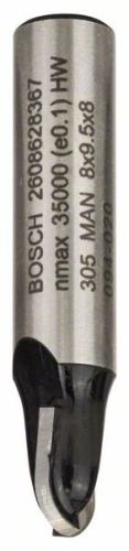 BOSCH Rezkar za utore 8 mm, R1 4 mm, D 8 mm, L 9,2 mm, G 40 mm 2608628367