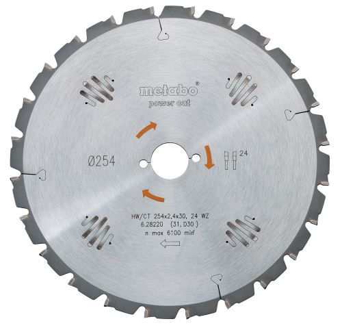 METABO Žagin list HW/CT 152 x 12 mm, 12 zob 628001000