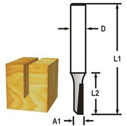 MAKITA Rezkar za utore 1 steblo rezila 8 mm, 5x13x48 mm D-47391