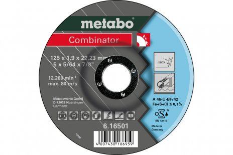 METABO Rezalna plošča 115x1,9x22,23 Inox 616500000