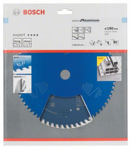 BOSCH žagin list Expert for Aluminium 190 x 20 x 2,6 mm, 56 2608644101