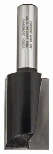 Bosch Ravni rezkar, 12 mm, D1 25 mm, L 40 mm, G 81 mm