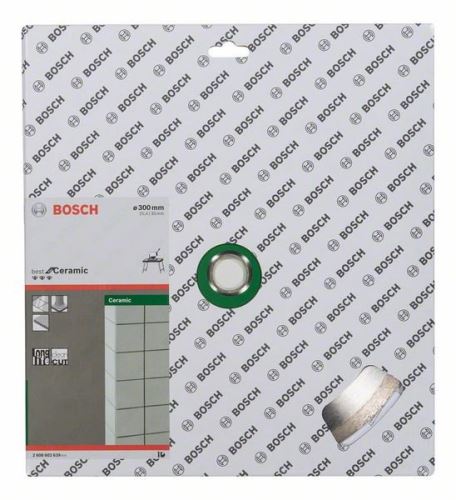 BOSCH Diamantna rezalna plošča Best for Ceramic 300 x 30/25,40 x 2,8 x 10 mm 2608602639