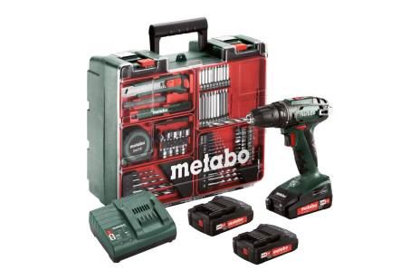 METABO BS 18 SET akumulatorski vrtalni vijačnik, mobilna delavnica 602207940