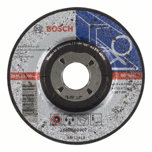 BOSCH Profilirana groba plošča Expert for Metal A 30 T BF, 115 mm, 6,0 mm 2608600218