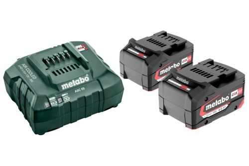 METABO Osnovni set (polnilec + baterije) 18V / 2 x 4,0 Ah 685050000