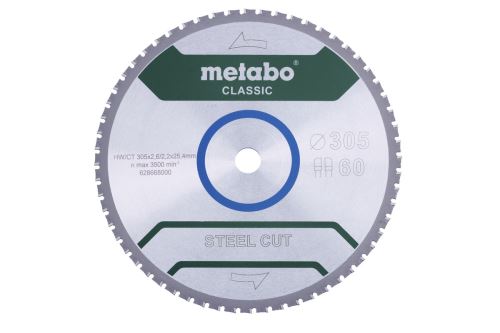 METABO Žagin list 305 x 25,4 mm - 60 zob 628668000