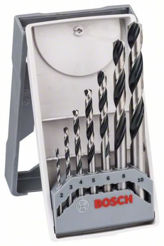 BOSCH 7-delni komplet spiralnih svedrov HSS PointTeQ Mini X-Line 2608577347