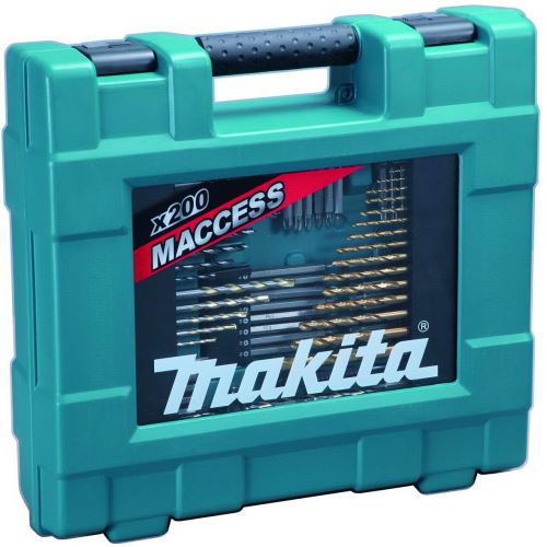 MAKITA set nastavkov in svedrov 200 kosov v plastičnem kovčku D-37194