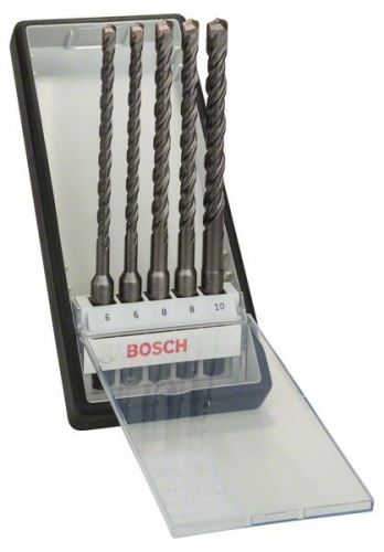 BOSCH 5-delni komplet vrtalnih kladiv Robust Line SDS-plus-5 Ø 6,6,8,8,10 x 165mm 2607019928