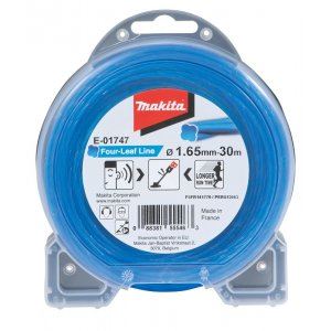 MAKITA vrvica najlon 1,65 mm, modra, 30m, posebna za akumulatorske stroje E-01747