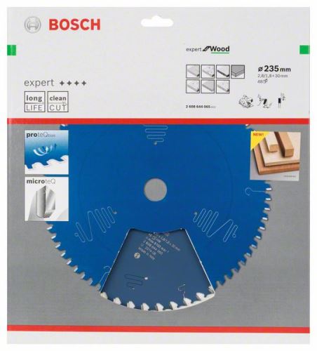 BOSCH žagin list Expert for Wood 235 x 30 x 2,8 mm, 48 2608644065