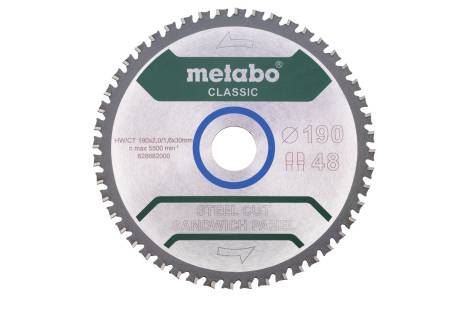 METABO Žagin list Classic 190 x 30 mm, 48 zob 628682000