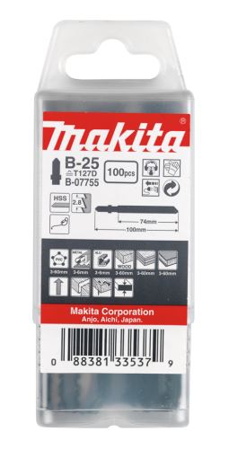 MAKITA žagin list B-25 100 kos les B-07755