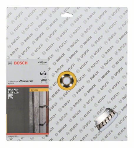 BOSCH Diamantna rezalna plošča Standard for Universal Turbo 300 x 20/25,40 x 3 x 10 mm 2608602586