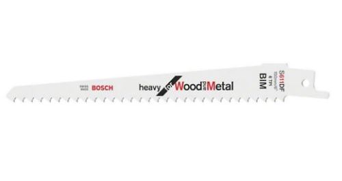 BOSCH žagin list za repno žago S 611 DF Heavy for Wood and Metal (5 kosov) 2608656258