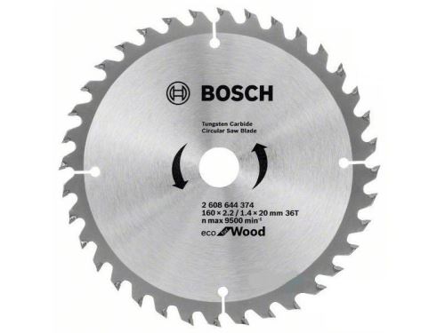 BOSCH žagin list Eco for Wood 160x2,2/1,4x20 36T 2608644374