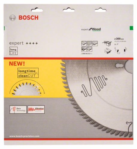 BOSCH žagin list Expert for Wood 300 x 30 x 3,2 mm, 96 2608642511