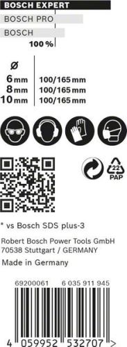 BOSCH EXPERT SDS plus-7X set 6/8/10 mm, 3 kosi 2608900196