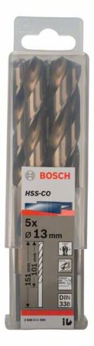 BOSCH Svedri za kovino HSS-Co, DIN 338 13 x 101 x 151 mm (5 kosov) 2608585905