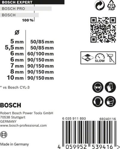 BOSCH EXPERT CYL-9 MultiConstruction 5/5,5/6/6/7/8/10 (7 kosov) 2608900648