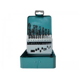 MAKITA set svedrov za kovino HSS-R 1-10 mm (po 0,5 mm), 19 kosov D-54081