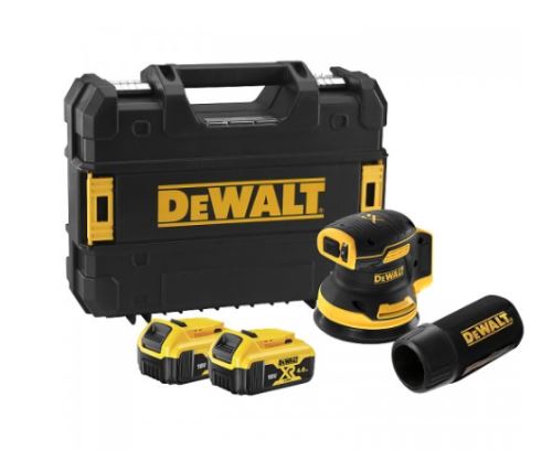 Akumulatorski ekscentrični brusilnik DEWALT 125mm 18V 2x5,0Ah DCW210P2