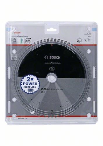 BOSCH žagin list za akumulatorske žage; Standard za aluminij 254x30x2,4/1,8x68T 2608837780