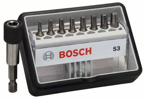 BOSCH (8+1) delni set vijačnih nastavkov Robust Line, S Extra-Hart 25 mm, (8+1) delni set 2607002562