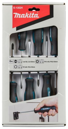 MAKITA set izvijačev 6 kosov (PH, PZ, SL) E-13524