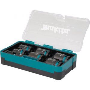 MAKITA garnitura nasadnih ključev 1/2" kvadratnih IMPACT BLACK 7 kosov E-16592